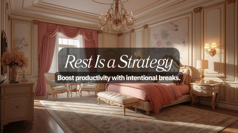 Rest Is A Strategy