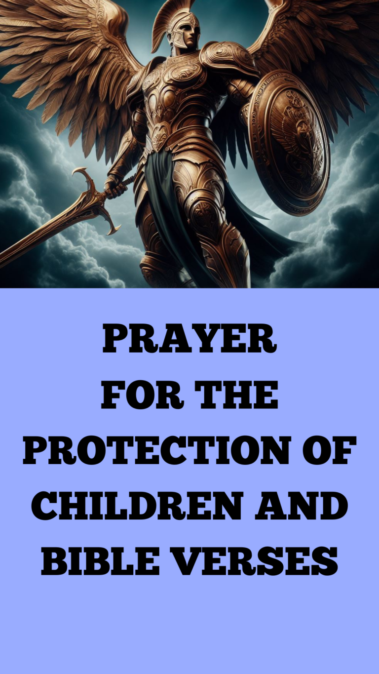 Prayer For The Protection Of The Children